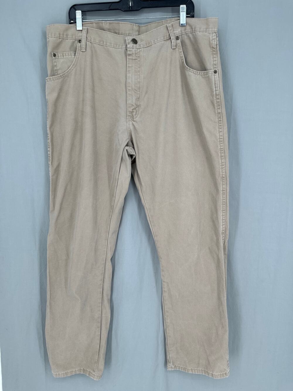 Wrangler Pants Mens 40x32 Khaki Chinos Actual 39x32